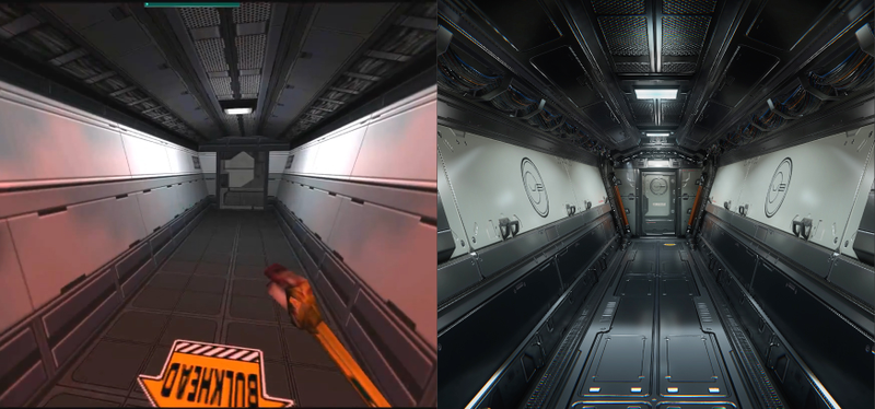 Illustration for article titled An Artist Is Faithfully Recreating System Shock 2's Greatest Scene